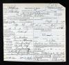 Allender Caroline 1922 Death Certificate